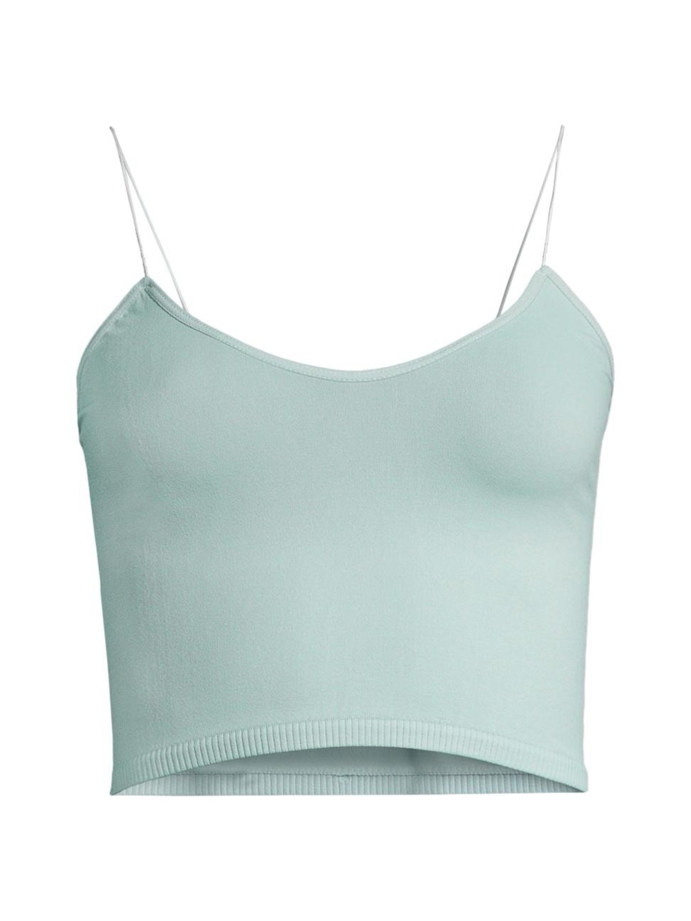 Free People Mint Green Spaghetti Strap Cropped Cami